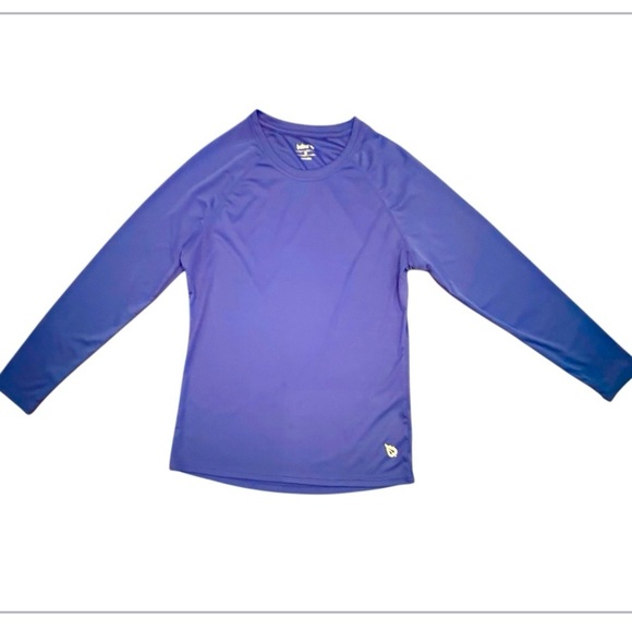 NWOT Baleaf Purple Blue Long Sleeve Quick Dry Active Tee Size Medium - Picture 1 of 9